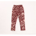 Unique Fashion Style Girl Warmer Cute Print Star Velour Winter Pants